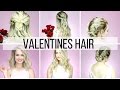 Valentines Hairstyles for Short & Long Hair Tutorial