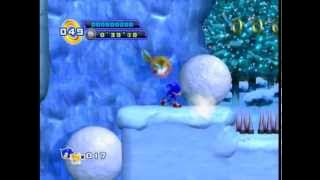 Sonic 4 - White Park Act 1 - Snow-Blind Wonderland