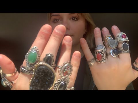 Finger Tip Rings Asmr ASMR with rings (hand movements, up-close whispers) - YouTube