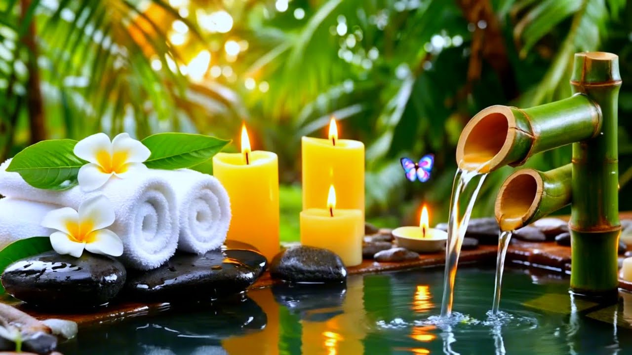 Calm Relaxing Music 🌿 Peaceful Piano and Nature Water Sounds - YouTube