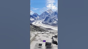 Mount Everest In Minecraft?!🤯#minecraft #shorts #minecraftmods