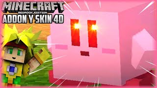 COMO TENER A KIRBY CUBO EN MINECRAFT PE (Bedrock) - Addon de Smash Ultimate + Skin 4D screenshot 3