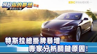 特斯拉總掛牌暴增 專家分析關鍵原因! 《夢想街57號 預約你的夢想 精華篇》20190610 李冠儀 謝騰輝 張迺庭 陳麥斯 RICK