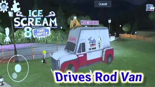 Drive Rod Van Ice Scream 8 Outwitt Mod l Ice Scream 8 Outwitt Mod apk Download #icescream8