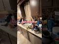 Late night cleanup b4 the chaos begins again🧽🫧#NightShiftReset #MomLifeUnfiltered #StayAtHomeMom