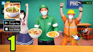 I Opened a Pho Restaurant | Cooking Pho: Restaurant Game Gameplay Part 1 (Android, iOS) screenshot 2