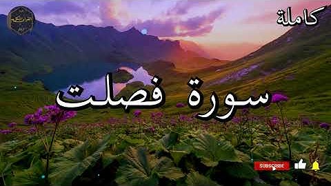 سورة فصلت كاملة بصوت جميل جدا الشيخ أبو بكر الشاطري 🌹
