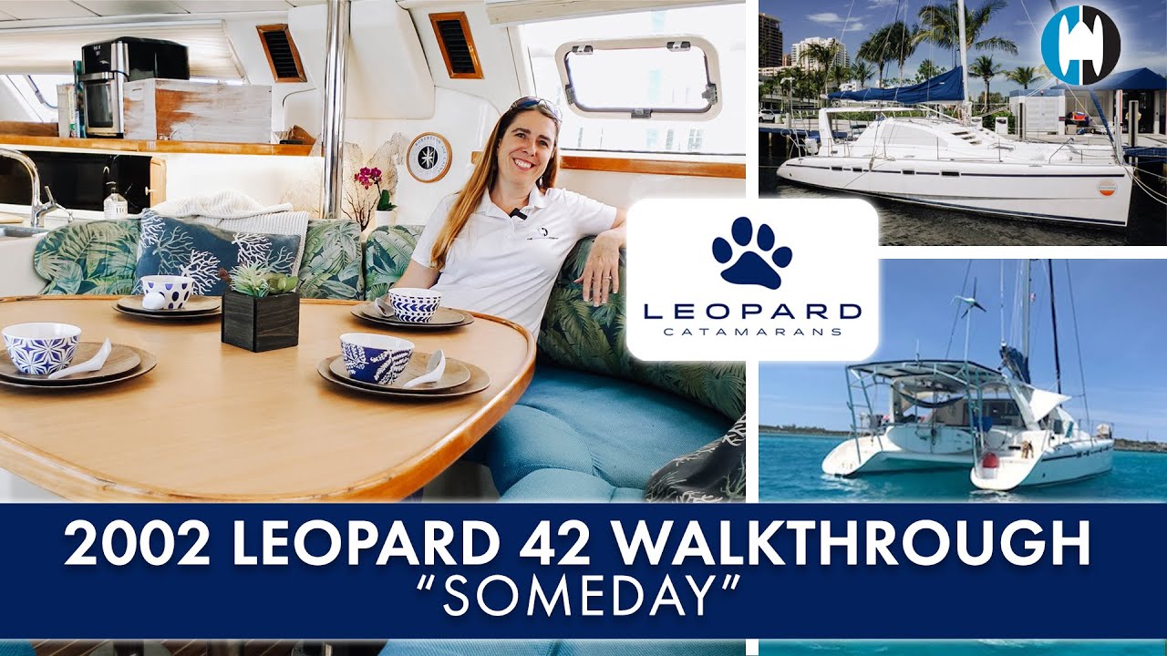 Walkthrough of a Robertson & Caine Leopard 42 Catamaran for Sale