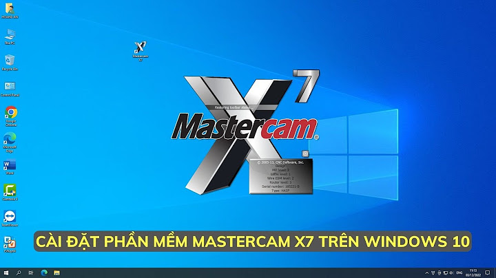 Hướng dẫn cài mastercam x7 trên win 7
