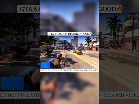 GTA 6 gameplay is damn crazy ๐ฅGrand theft auto 6 #gta #shorts #gaming