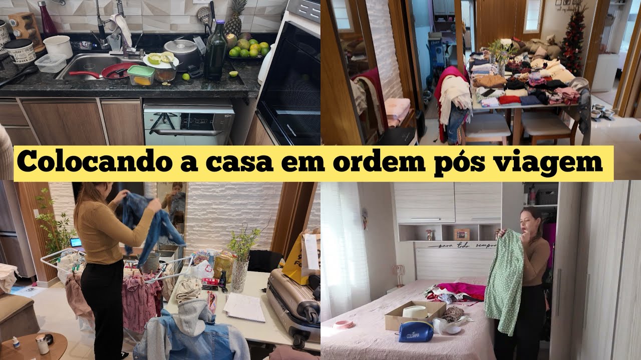 DE VOLTA A ROTINA | ORGANIZAÇÃO DA CASA PÓS VIAGEM | ROTINA DO DIA 