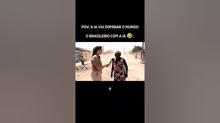 O brasileiro com a IA 🤣 #ai #pov #veo3