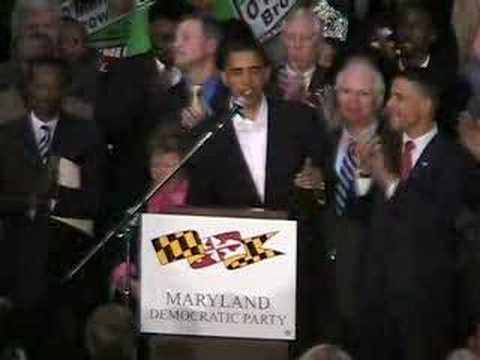 Barack Obama at Maryland Dem Party Rally