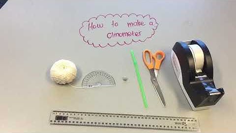 How to make a Clinometer