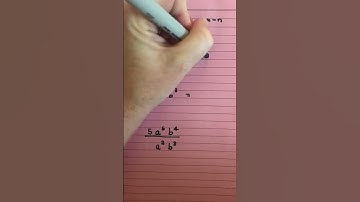 How to divide terms with powers using index laws #shortsfeed #shortsvideo #maths