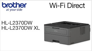 Learn how to connect your brother hl-l2350dw, hl-l2370dw or xl laser
printer a cellular phone, tablet, other mobile device using wi-fi
direc...