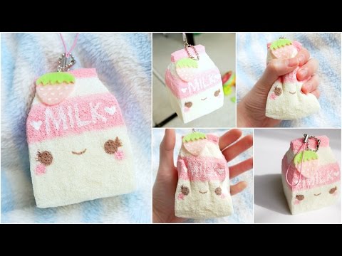 DIY Milk Carton Squishy! ~ Homemade Squishy Tutorial by Ketchupgiri - Watch and Free Download ...