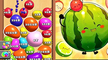 Water Melon Merge vs Blob Merge 3D - ASMR Satisfying Gameplay 2025 #blobmerge3d #watermelonmerge