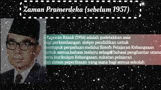 Sejarah perkembangan pendidikan di Malaysia Sejarah perkembangan pendidikan di Malaysia