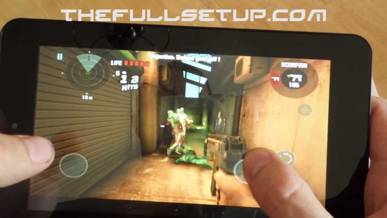 hp slate 7 gaming dead trigger