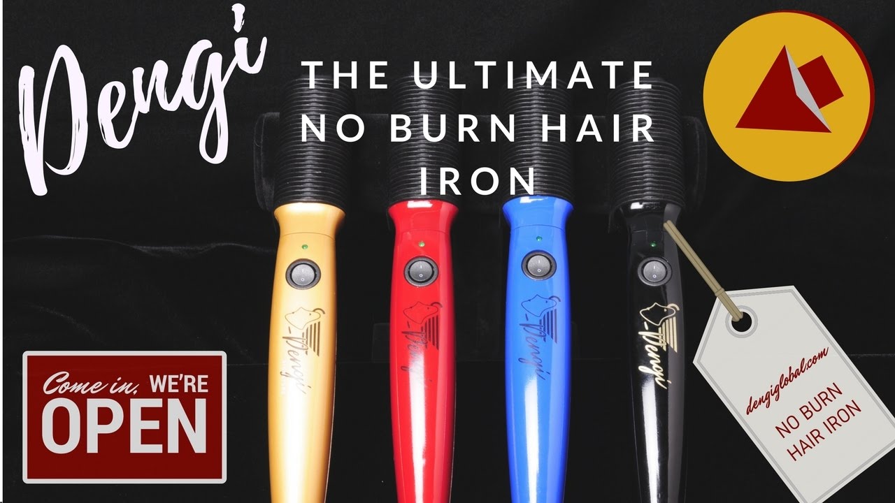 Introducing the Dengi No Burn Hair Styling & Straightening Iron YouTube