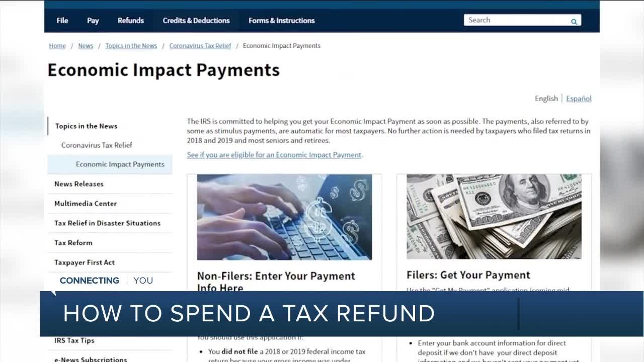 Financial expert offers tips on how to spend your tax refund - YouTube