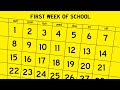 11. First Week of School – School Bus