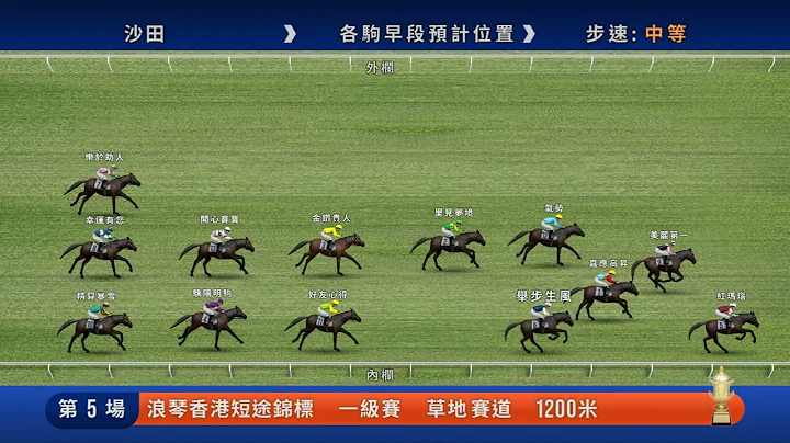 【2025 浪琴香港國際賽事】浪琴香港短途錦標- 步速形勢分析