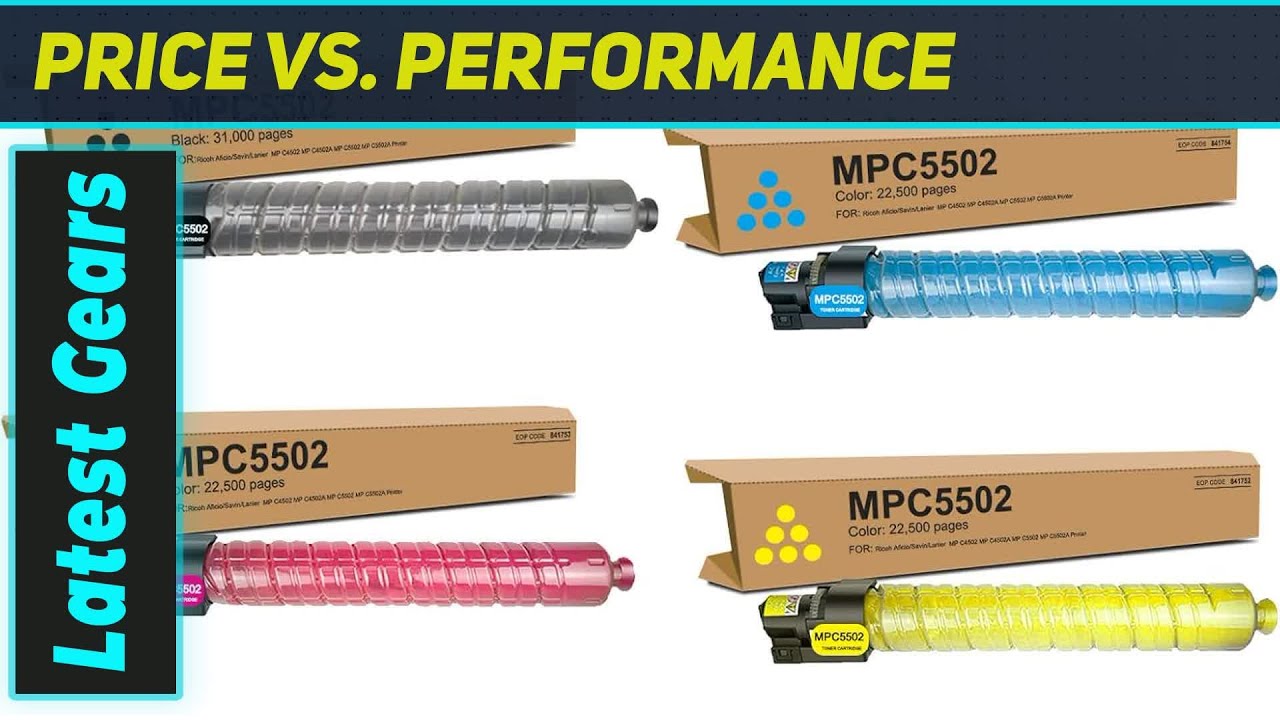 Best VOOHOOD MP C4502 C5502 Toner Cartridges for Ricoh Printers!