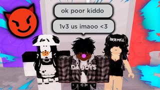 DESTROYING TOXIC ODERS AND MADE THEM BROKE UP IN FUNKY FRIDAY!(ROBLOX)