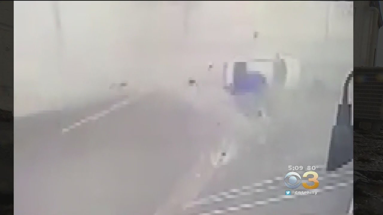 A Tornado Hits Maryland, Flips Cars, Wreaks Havoc