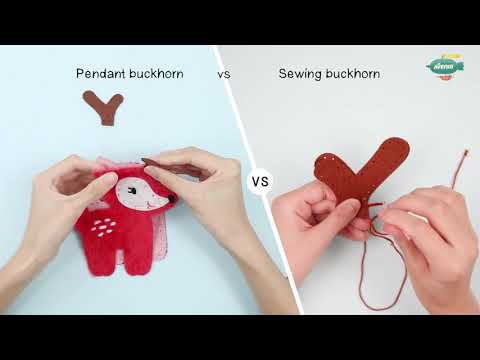 Avenir Sewing My First Doll and Keychain - Deer - items CH1625 & CH1633 How to Make Video