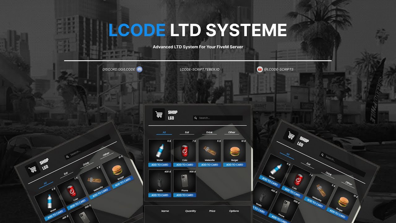 [ESX] [QBCORE] LCODE LTD | Advanced LTD System - YouTube
