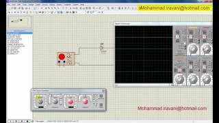 Proteus ISIS 7 Learning Simple Circuit With Oscilloscope By Mohammad Iravani
