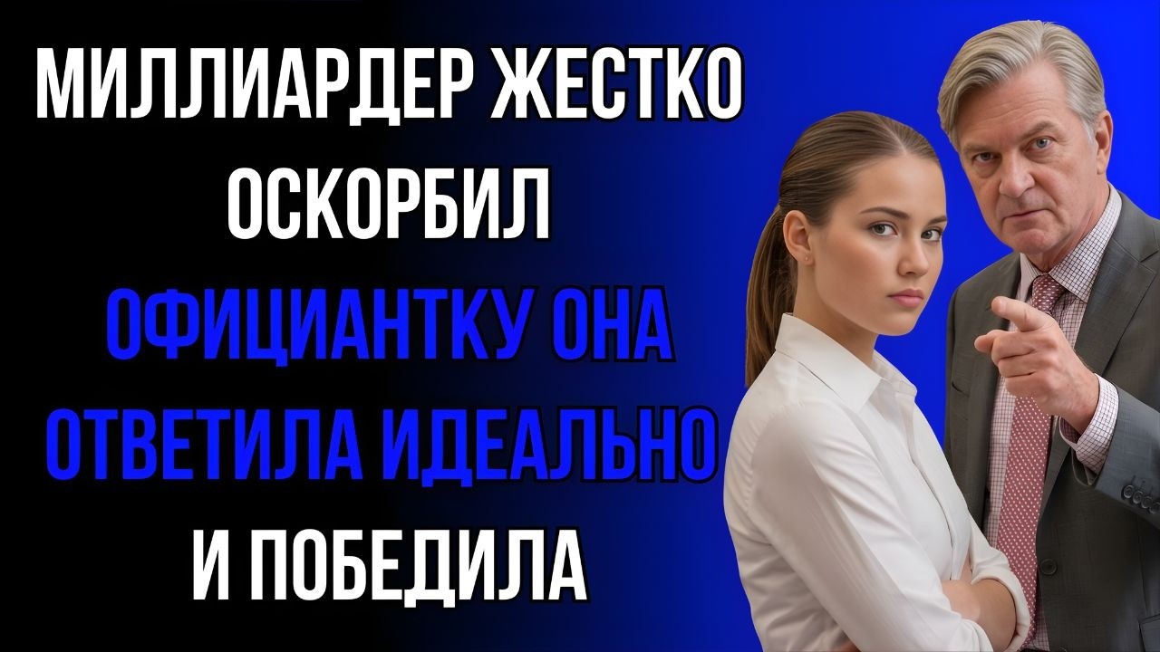 Немецкий миллиардер оскорбил официантку… Но её ответ шокировал всех.