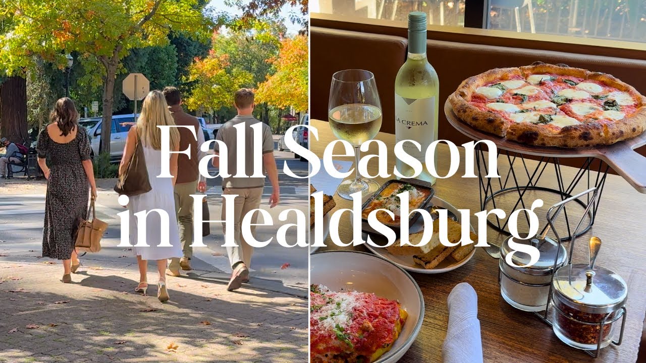 October Scenes in Healdsburg, Sonoma County