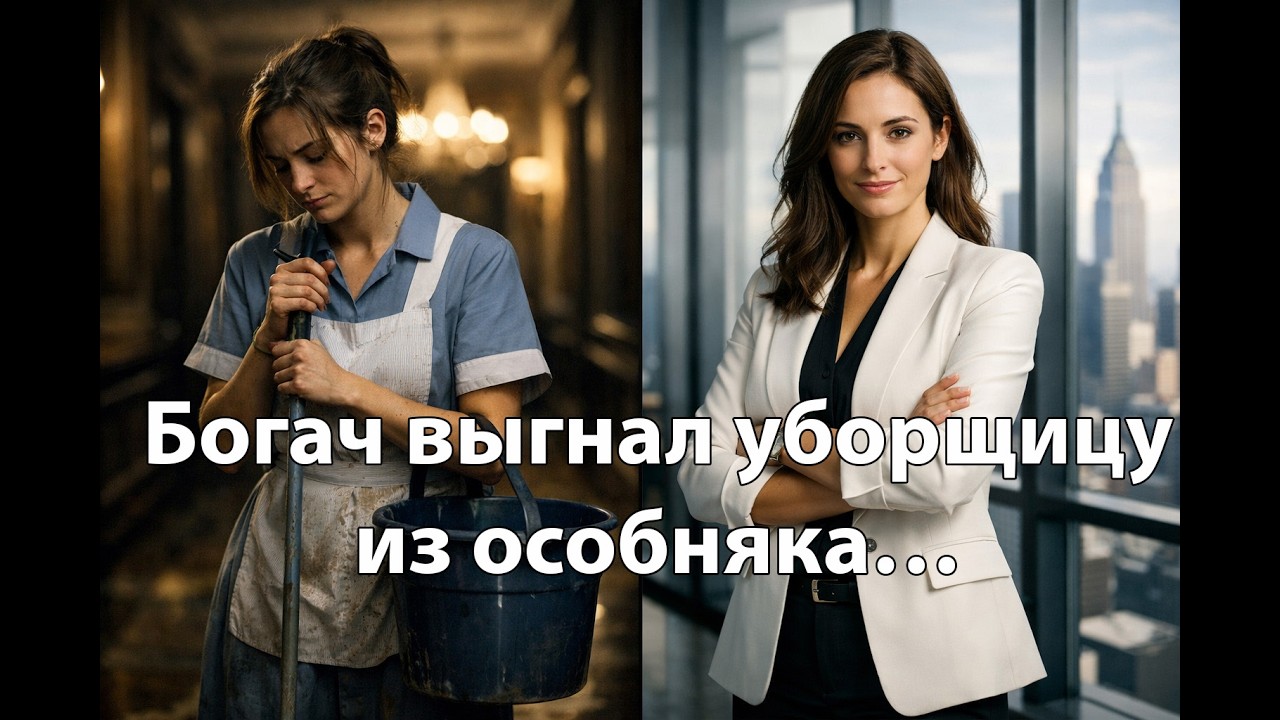 Богач выгнал уборщицу из особняка… Но через 5 лет она вернулась хозяйкой — и все потеряли дар речи!