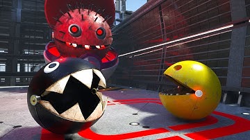 Pacman vs Evil Robots: Epic Battles and Secret Rooms in the Ultimate Maze Adventure