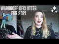 HUGE WARDROBE DECLUTTER! Cleaning out ALL my clothes for 2021!