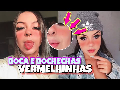 MAQUIAGEM - BOCHECHA E BOCA ROSADINHA