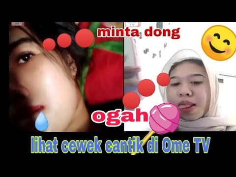 Reaksi cewek di ome tv ketemu yang cantik-cantik dikasih lihat wow 😍 ome ular kasur || Terbapru