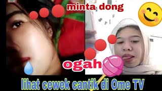 Reaksi cewek di ome tv ketemu yang cantik-cantik dikasih lihat wow 😍 ome ular kasur || Terbapru