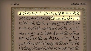 القارئ سعد التوم يختم سورة ق بتلاوة هادئة عشاء 1435/11/14 هـ