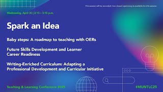 Concurrent Session 2 with Erin Alcock, Ian Gibson and Melanie Doyle (MUNTLC25)