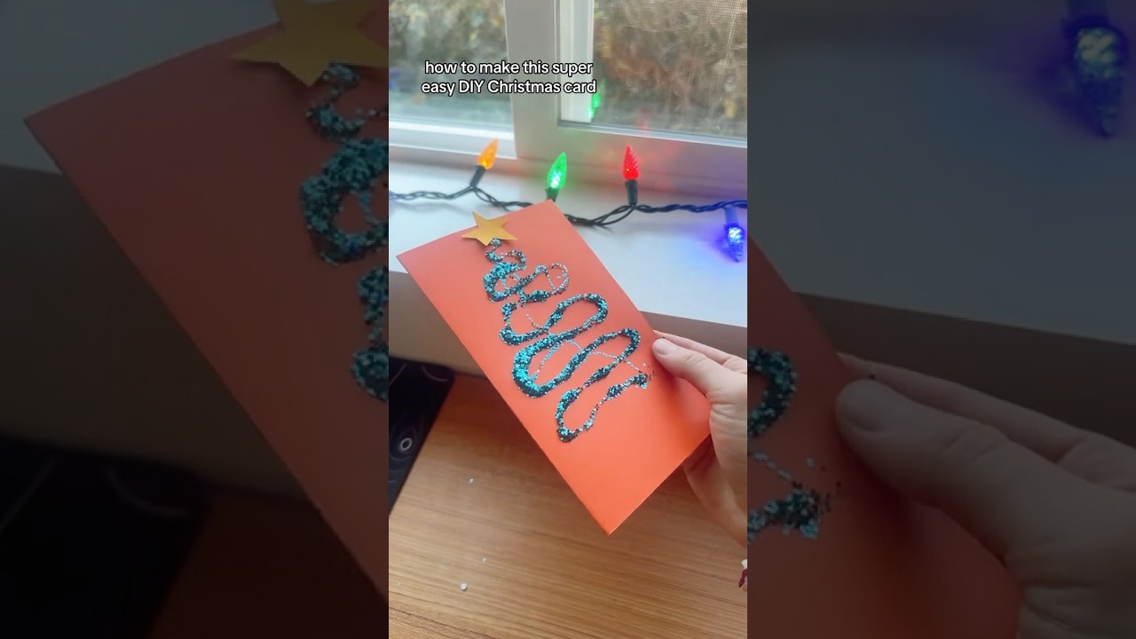 diy christmas card tutorial 