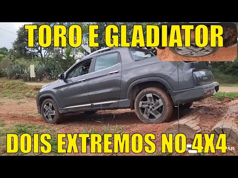 Dois EXTREMOS no 4x4 - Fiat Toro e Jeep Gladiator