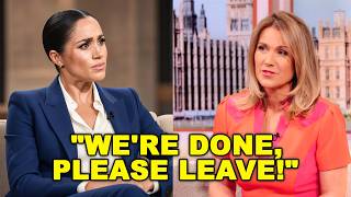 Meghan Markle Kicked Off Good Morning America After Heated Argument With Lara Spencer