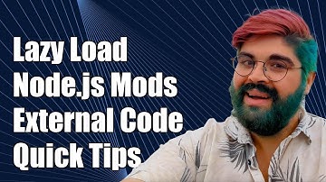 How to Lazy Load External Modules from Node.js node_modules Directory