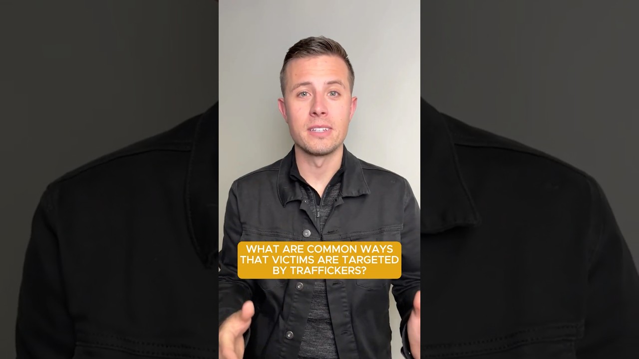 How do traffickers target victims online? #shorts