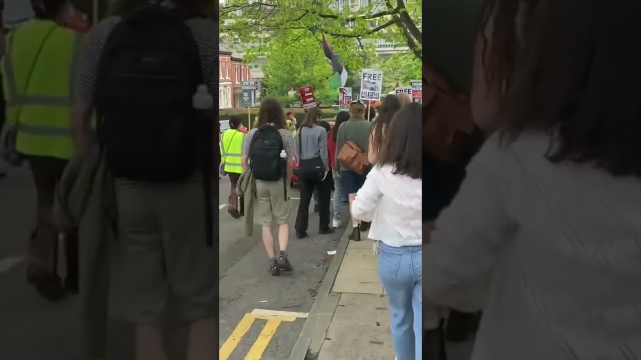 Leeds University Pro-Palestinian protest (May 8th 2024) 
